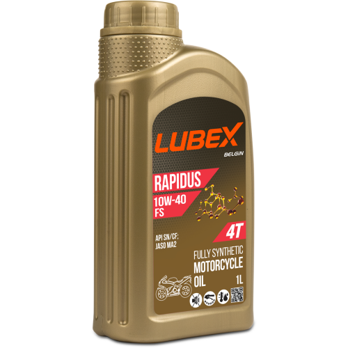 L037-1341-1201 LUBEX Синт-ое мот.масло д/4-т.мотоц. RAPIDUS FS 10W-40 (1л) - 1 л