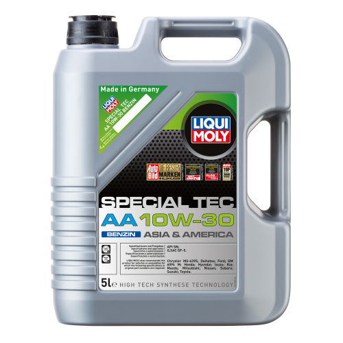 21338 LiquiMoly НС-синт. мот.масло Special Tec AA Benzin 10W-30 SP GF-6A (5л) - 5 л