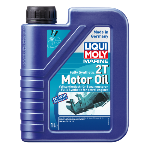 25021 LiquiMoly Синт. мот.масло д/водн.техн. Marine Fully Synthetic 2T Motor Oil (1л) - 1 л
