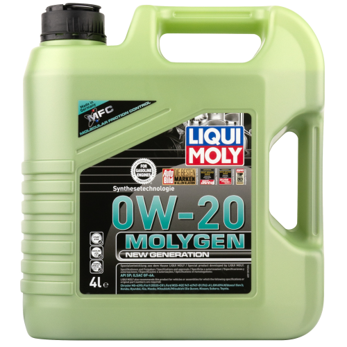 21357 LiquiMoly НС-синт. мот.масло Molygen New Generation 0W-20 SP GF-6A (4л) - 4 л