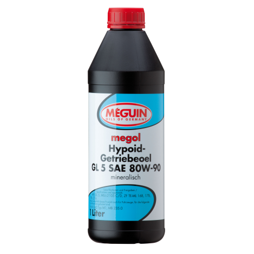 4868 Meguin Мин. тр.масло Megol Hypoid-Getriebeoel 80W-90 GL-5 (1л) - 1 л