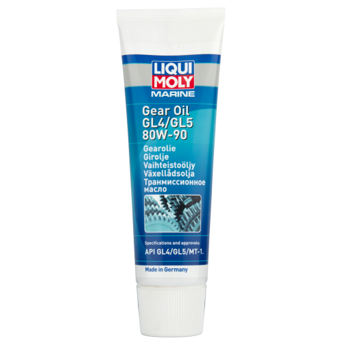25031 LiquiMoly Мин. тр.масло д/водн.техн. Marine Gear Oil 80W-90 GL-4/GL-5/MT-1 (0,25л) - 0,25 л