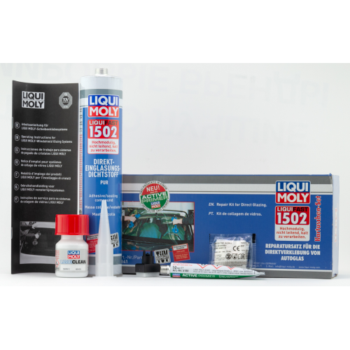 6141 LiquiMoly Набор д/вклейки стекол (высокомодульный) Liquifast 1502 (1шт) - 0 л