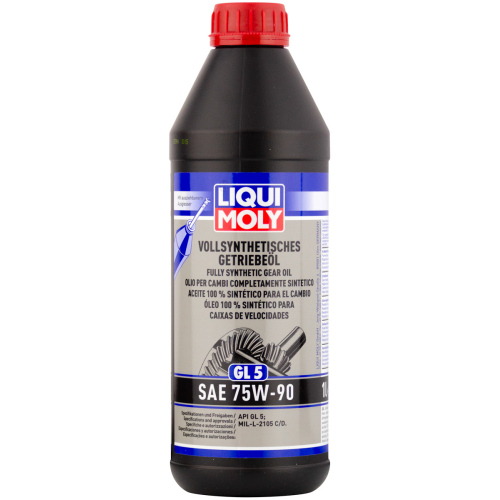 1414 LiquiMoly Синт. тр.масло Vollsynthetisches Getrieb. 75W-90 GL-5 (1л) - 1 л