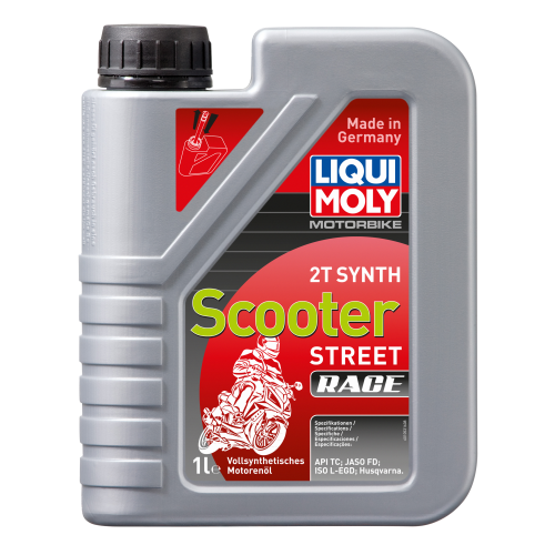 1053 LiquiMoly Синт-ое мот.масло д/скутеров Motorbike 2T Synth Scooter Race TC FD L-EGD (1л) - 1 л