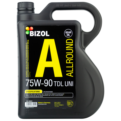 Синтетическое трансмиссионное масло Allround Gear Oil TDL 75W-90 UNI - 5 л