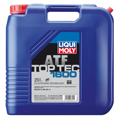 3694 LiquiMoly НС-синт. тр.масло д/АКПП Top Tec ATF 1600 (20л) - 20 л