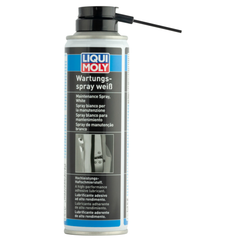 3075 LiquiMoly Грязеотталкивающая белая смазка Wartungs-Spray weiss (0,25л) - 0,25 л