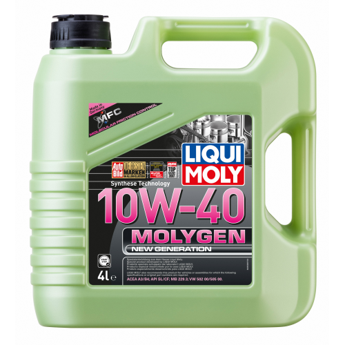 9060 LiquiMoly НС-синт. мот.масло Molygen New Generation 10W-40 (4л) - 4 л
