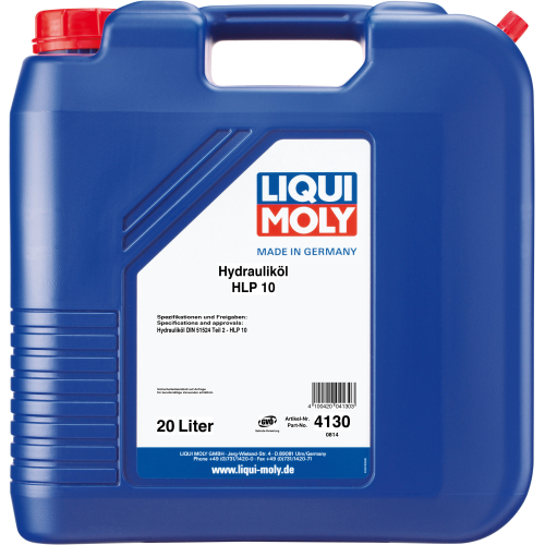 4130 LiquiMoly Мин. гидр.масло Hydraulikoil HLP 10 (20л) - 20 л