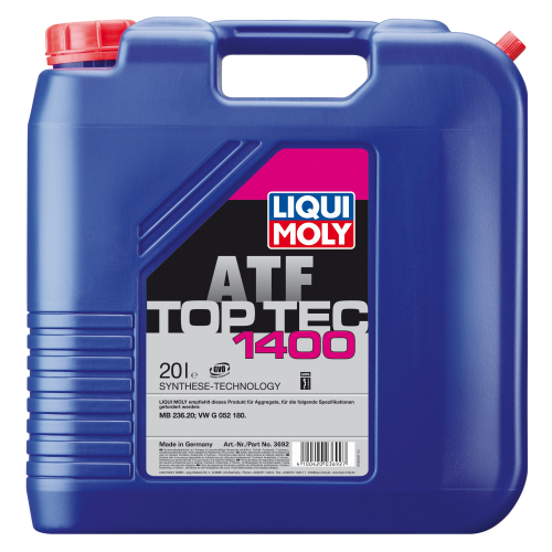3692 LiquiMoly НС-синт. тр.масло д/CVT Top Tec ATF 1400 (20л) - 20 л 3692 LiquiMoly НС-синт. тр.масло д/CVT Top Tec ATF 1400 (20л) - 20 л