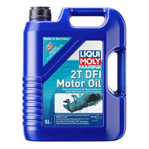 25063 LiquiMoly П/с. мот.масло д/водн.техн. Marine 2T DFI Motor Oil (5л) - 5 л
