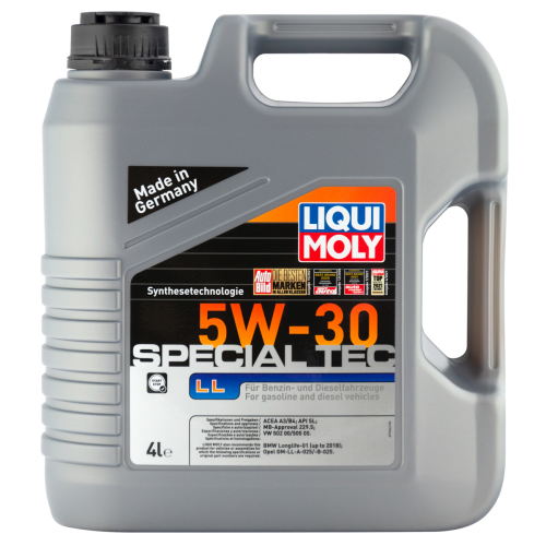 2339 LiquiMoly НС-синт. мот.масло Special Tec LL 5W-30 SL A3/B4 (4л) - 4 л