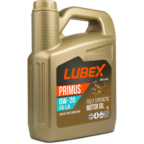 L034-1626-0404 LUBEX Синт-ое мот.масло PRIMUS FA-LA 0W-20 (4л) - 4 л