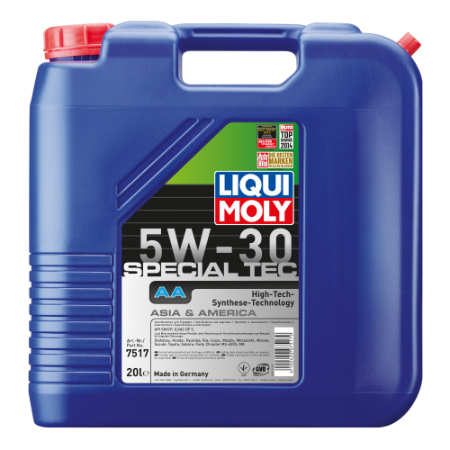 7517 LiquiMoly НС-синт. мот.масло Special Tec AA 5W-30 SP GF-6A (20л) - 20 л